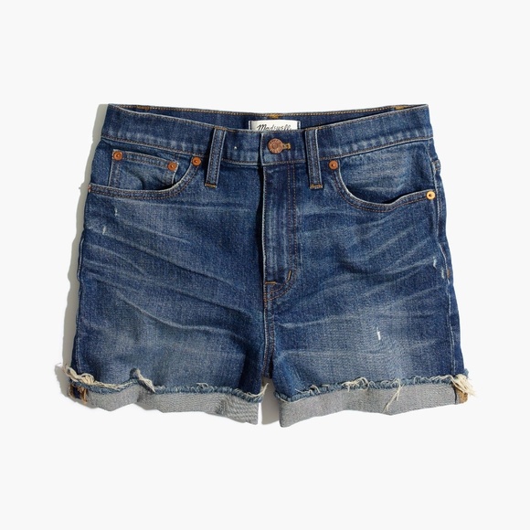 NWT Madewell High-Rise Denim Boyshorts shorts